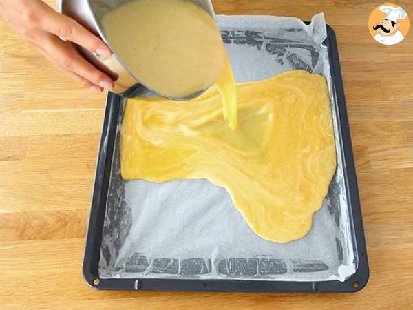 Portugalilainen appelsiinikääretorttu - Torta de laranja - Valmistelu askel 3