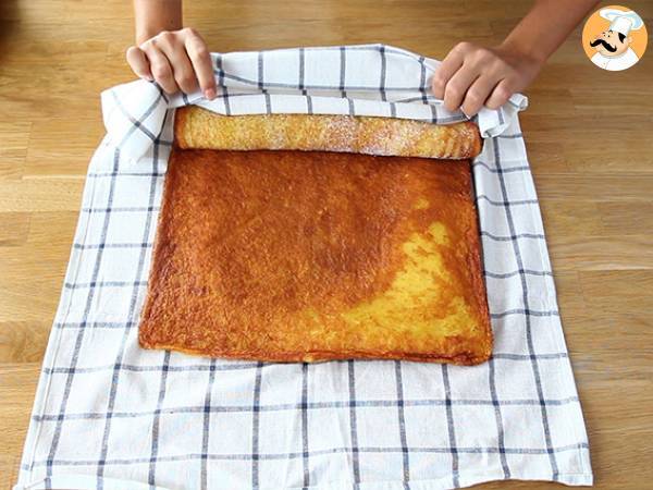 Portugalilainen appelsiinikääretorttu - Torta de laranja - Valmistelu askel 6