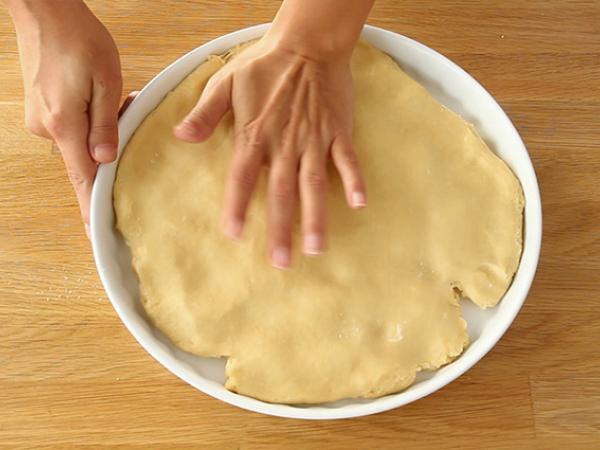 Brioche-luumutorttu - Valmistelu askel 3