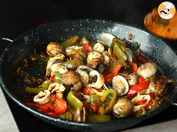 Äyriäispaella - Valmistelu askel 8