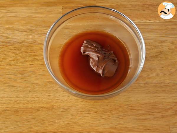 Jäätelöcappuccino, herkullinen kahvijälkiruoka - Valmistelu askel 1
