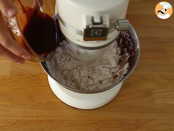 Jäätelöcappuccino, herkullinen kahvijälkiruoka - Valmistelu askel 2