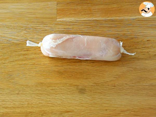 Kananpallotiinit mozzarellan kera - Valmistelu askel 4