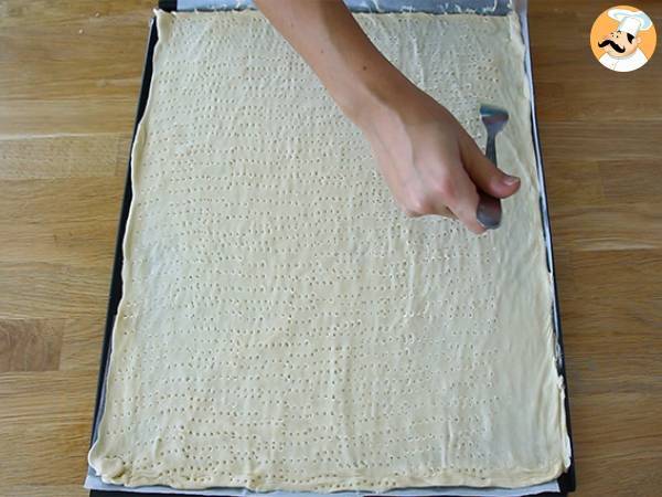 Vanilja mille-feuille - Valmistelu askel 2