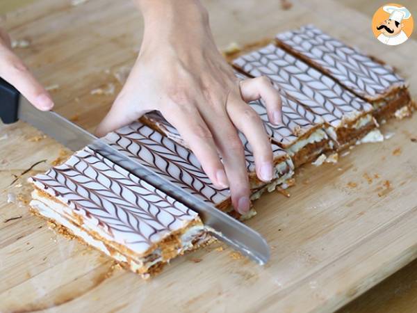 Vanilja mille-feuille - Valmistelu askel 14