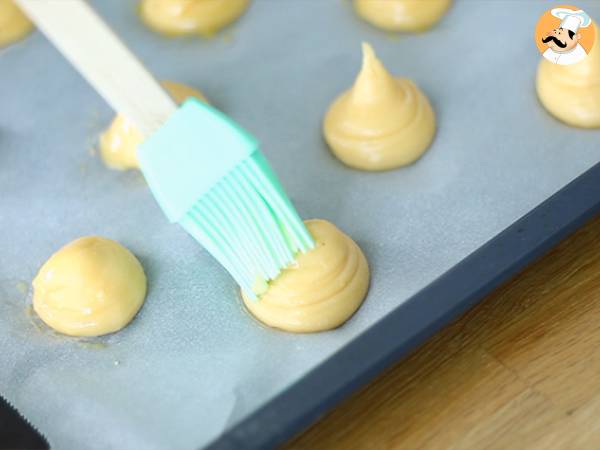 Hanhenmaksan ja sipuliconfitin choux-leivonnaiset - Valmistelu askel 3