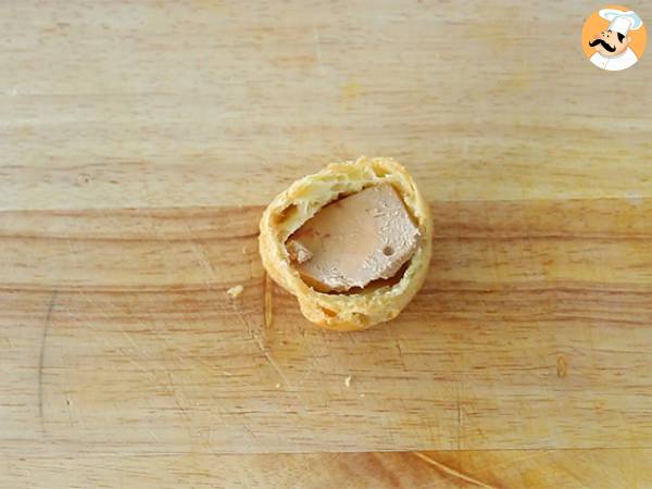 Hanhenmaksan ja sipuliconfitin choux-leivonnaiset - Valmistelu askel 5