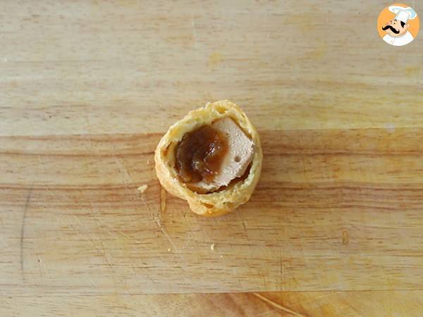 Hanhenmaksan ja sipuliconfitin choux-leivonnaiset - Valmistelu askel 6