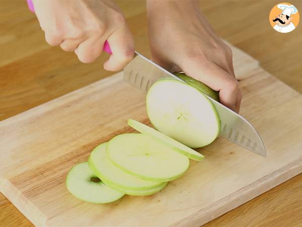 Lohi mille feuille vihreän omenan kanssa - Valmistelu askel 1