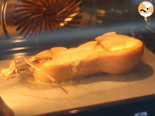 Courgiflette - Butternut-kurpitsa tartiflette-tyyliin - Valmistelu askel 4