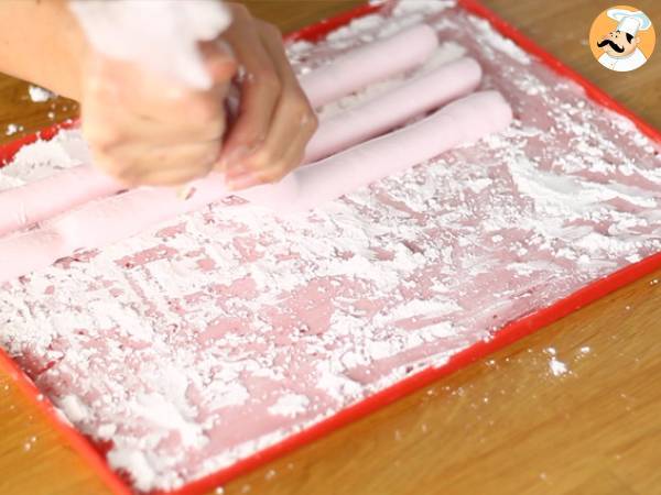 Vaahtokarkit, kotitekoiset vaahtokarkit - Valmistelu askel 5