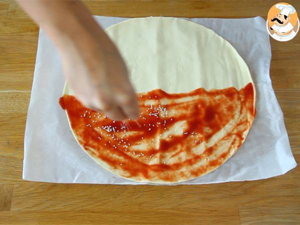 Hiutaloituja seesamipyöryköitä - Valmistelu askel 1