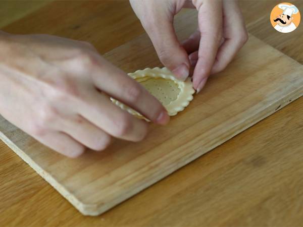Vadelmat ja mascarpone vol au vent -jälkiruoka - Valmistelu askel 2