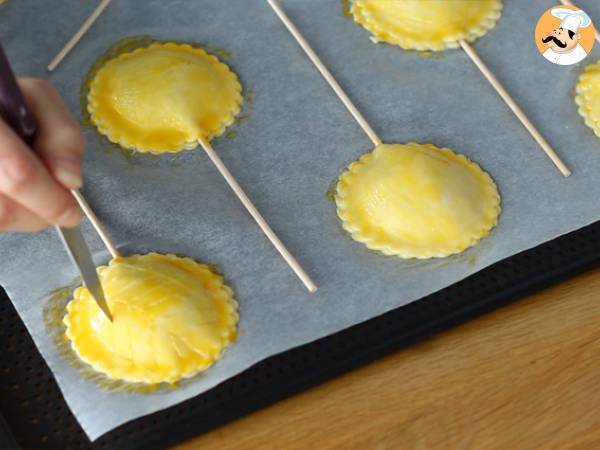 Minigalette des rois suklaalastuilla - Valmistelu askel 6