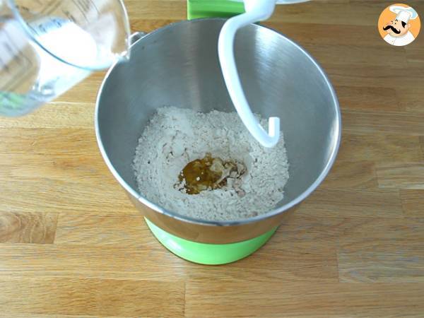 Banh Bao, höyrytetyt sämpylät - Valmistelu askel 1