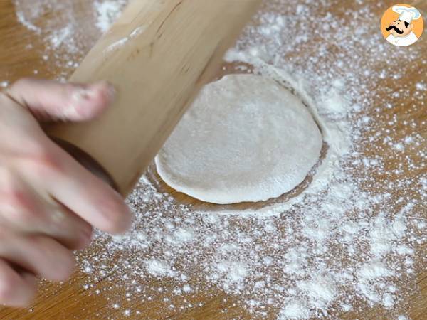 Banh Bao, höyrytetyt sämpylät - Valmistelu askel 8