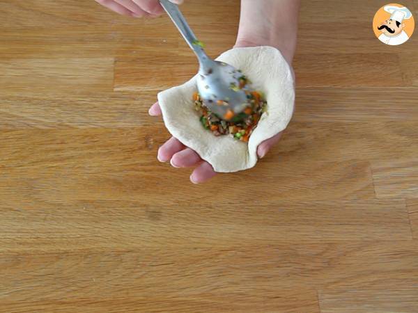 Banh Bao, höyrytetyt sämpylät - Valmistelu askel 9