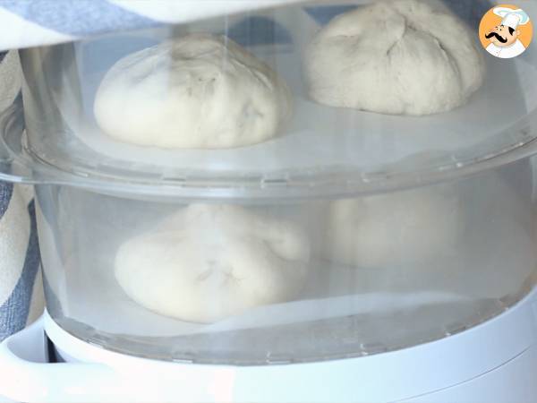 Banh Bao, höyrytetyt sämpylät - Valmistelu askel 11