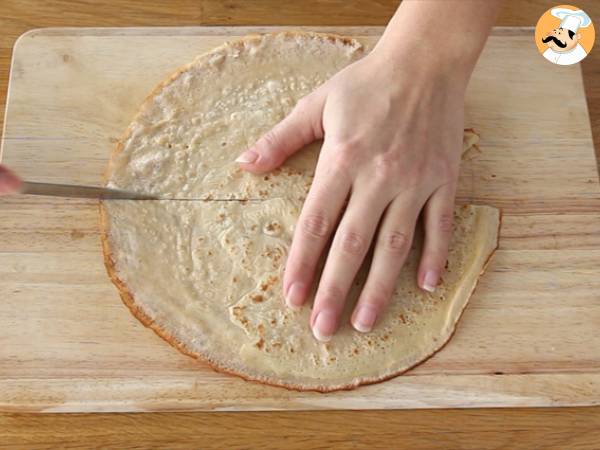 Karamellisoitujen omenoiden pannukakkusamoussat - Valmistelu askel 5