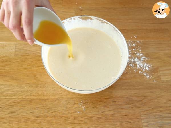 Crêpes Suzette, perinteinen resepti - Valmistelu askel 3