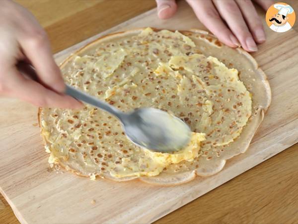 Crêpes Suzette, perinteinen resepti - Valmistelu askel 7