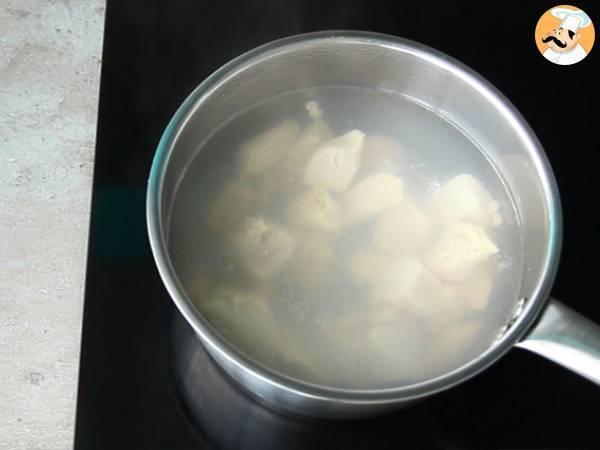 Coxinhas (brasilialaiset kanakroketit) - Valmistelu askel 3