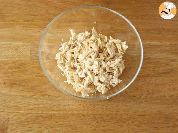 Coxinhas (brasilialaiset kanakroketit) - Valmistelu askel 4