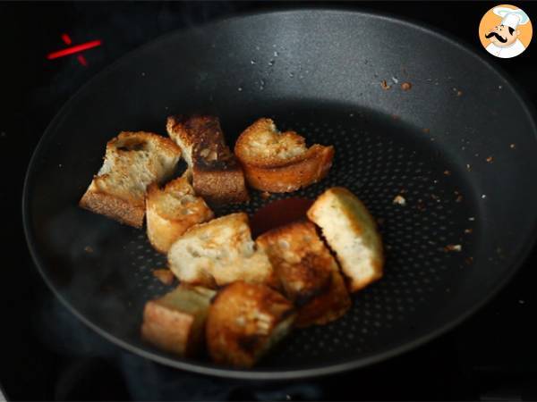 Kikhernekeitto pinaatin kanssa - Valmistelu askel 1