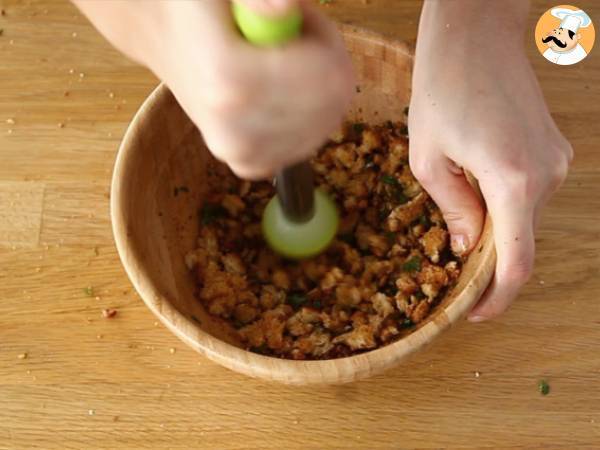 Kikhernekeitto pinaatin kanssa - Valmistelu askel 3