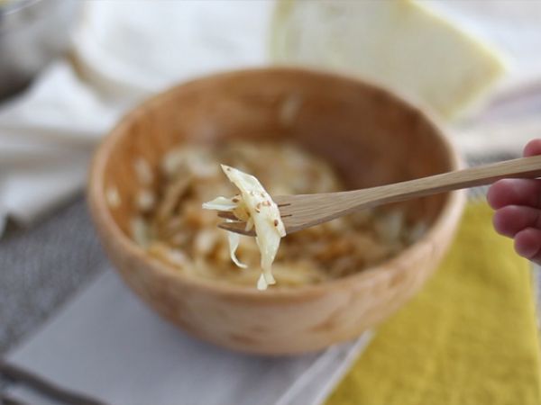 Rapea japanilaistyylinen kaalisalaatti - Valmistelu askel 5