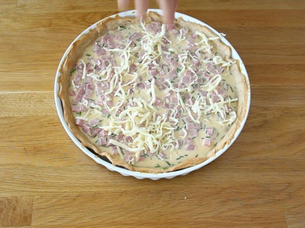 Munakokkeli kinkun ja juuston kanssa - Valmistelu askel 4