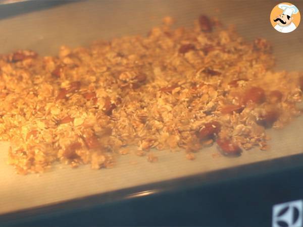 Mysli, kotitekoinen granola - Valmistelu askel 4