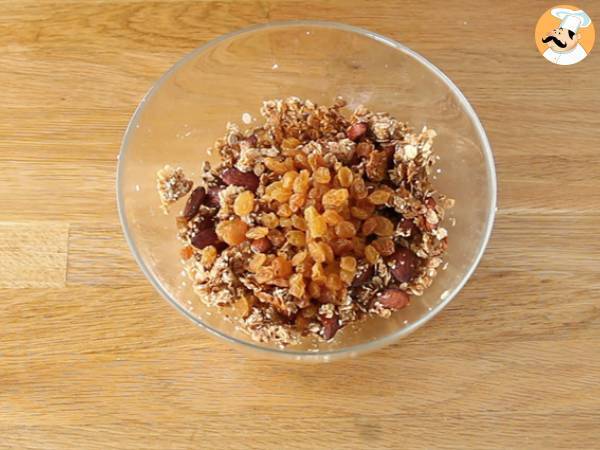 Mysli, kotitekoinen granola - Valmistelu askel 5