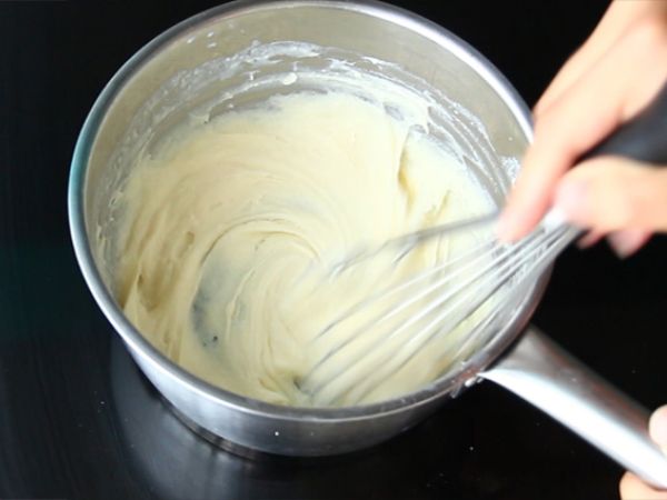 Kinkku endiivien gratinoitu - Valmistelu askel 4