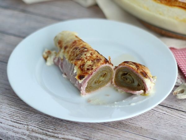 Kinkku endiivien gratinoitu - Valmistelu askel 8