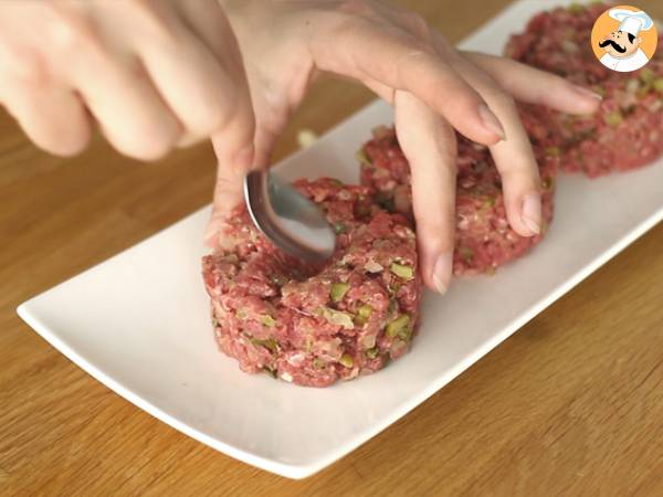 Naudanlihapihvi tartar - Valmistelu askel 4
