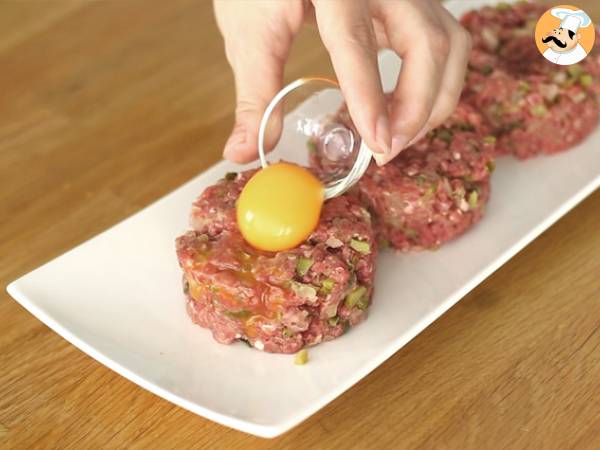 Naudanlihapihvi tartar - Valmistelu askel 5