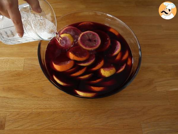 Sitrushedelmien sangria - Valmistelu askel 3