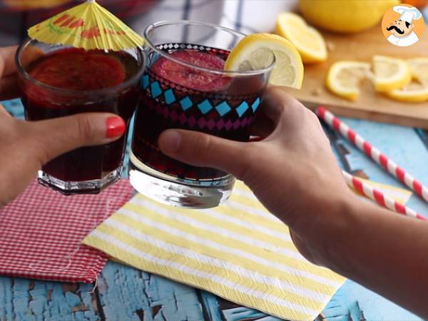 Sitrushedelmien sangria - Valmistelu askel 4