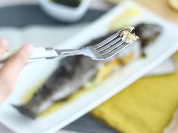 Uunissa paistettu taimen timjamin ja oliiviöljyn kera - Valmistelu askel 5