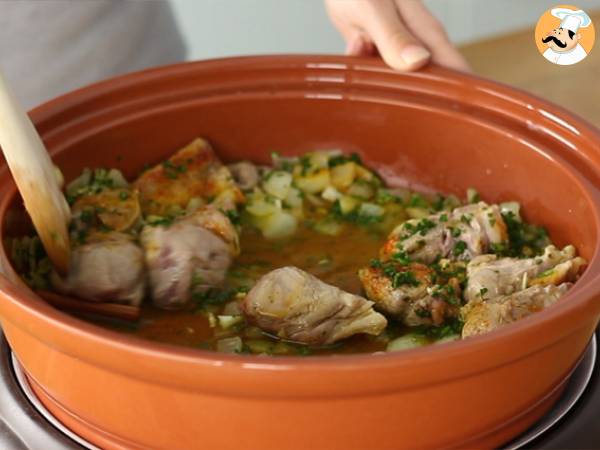 Lampaanliha tagine luumujen kanssa (vaiheet ja video) - Valmistelu askel 3
