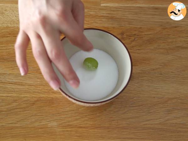 Proseccolla marinoidut viinirypäleet - Valmistelu askel 4