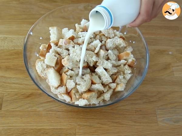 Leipävanukas (nopea ja helppo) - Valmistelu askel 1
