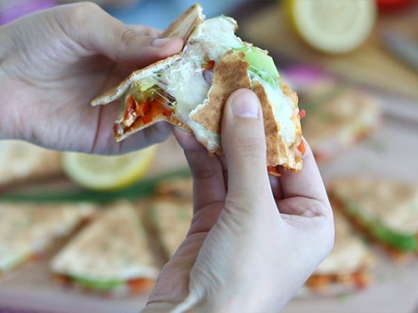 Kanaa ja avokadoa quesadillat - Valmistelu askel 7