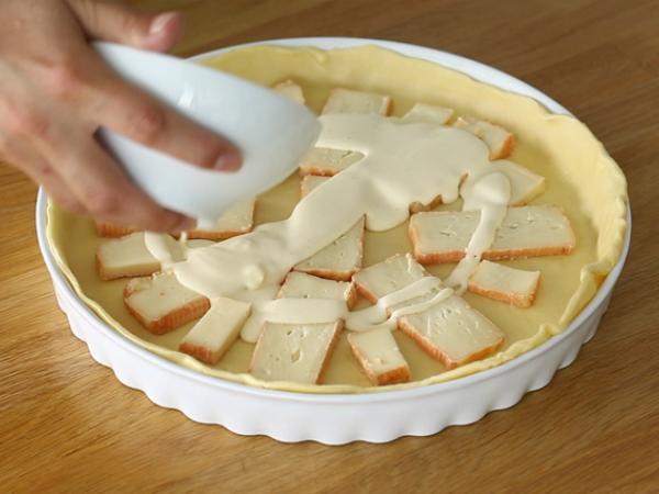 Nopea ja helppo Maroilles-torttu - Valmistelu askel 3