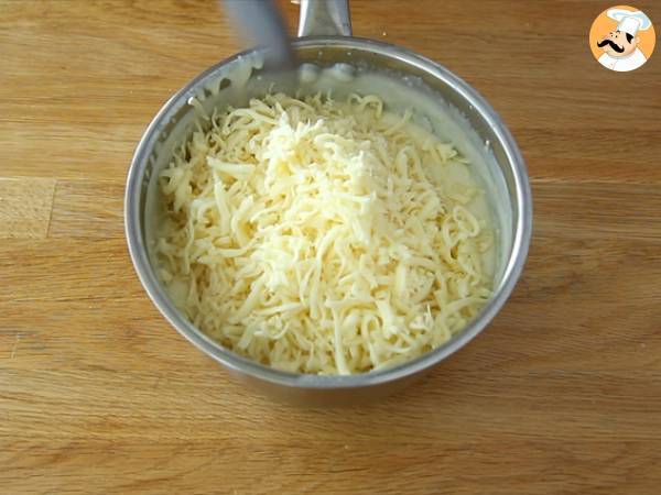 Mac and cheese, amerikkalainen makaronijuustogratiini - Valmistelu askel 3
