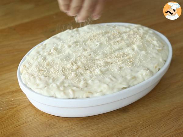 Mac and cheese, amerikkalainen makaronijuustogratiini - Valmistelu askel 5
