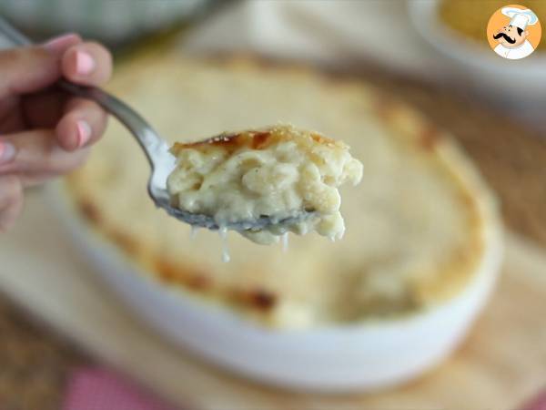 Mac and cheese, amerikkalainen makaronijuustogratiini - Valmistelu askel 7