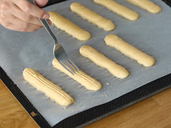 Suklaa éclairs (askel askeleelta ohjeet) - Valmistelu askel 9