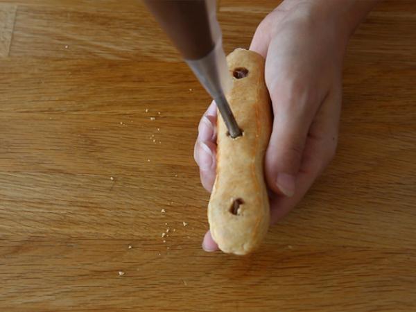 Suklaa éclairs (askel askeleelta ohjeet) - Valmistelu askel 12